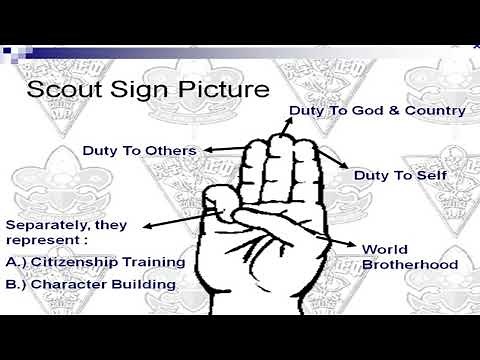 scouting 101- Ang Scout Sign