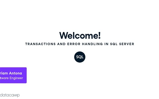 SQL Server 中的事务和错误处理- Transactions and Error Handling in SQL Server 2023-11