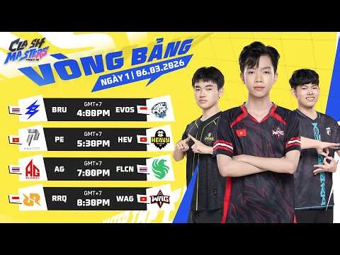[VN] Vòng Bảng Ngày 1 | Free Fire Clash Masters SEA 2026 Spring