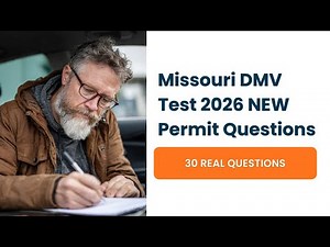 Pass the Missouri DMV Test 2026 | NEW Permit Questions & Answers