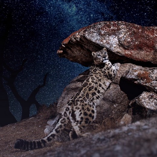 There are estimated to be as few as 4,000 Snow Leopards left in the wild. They live only in cold, high altitude regions but as the climate changes, warmer summers and less snowfall means that their mountain homes are changing faster than most places on Earth. Explore more of India's Wild Leopards during Big Cat Week this week. 📸 Sandesh Kadur | Felis Images | National Geographic UK