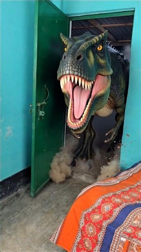 3 Brothers Face a Giant Dinosaur – Insane Escape! 🦖🏃‍♂️