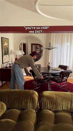 very relaxed about everything #interiordesign #midcenturymodern #interior #homedecor #ocd