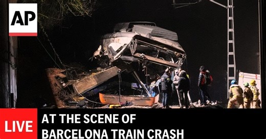 LIVE: Scene of Barcelona train crash