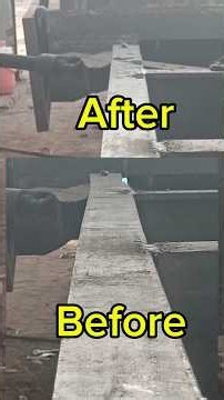 How to Straighten a Bent C Channel Using Heat & Water | Metal Fabrication