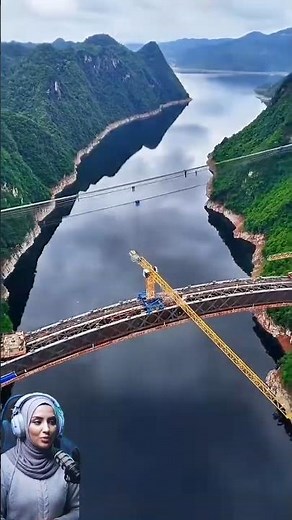 How Engineers Build Railway Bridges Over Extreme Mountain Rivers