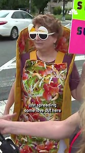 In the hours before the military parade near the National Mall, protests are springing up around other areas of Washington, D.C. News4's Darcy Spencer spoke to protesters near the Van Ness/UDC Metro station on Saturday morning. #protests #nokings #nokingsprotests #news #washingtondc #dc #trump #donaldtrump #militaryparade #parade #dmv #dmvnews #maryland #md #virginia #va #vanness #udc | NBC Washington