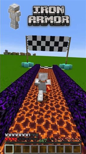 Which Armor Survives Magma Blocks? 🔥 | Minecraft Test