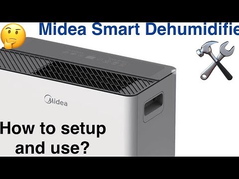 Midea Dehumidifier MAD50PS1AWT Setup & Use
