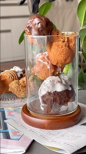 Colorful Sata Andagi | Learn how to make honey glaze and you can use it in all sorts of sweets! ♪...