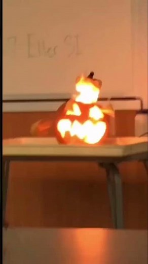 EXPLODING PUMPKIN - Halloween Chemistry Experiment (GONE WRONG)