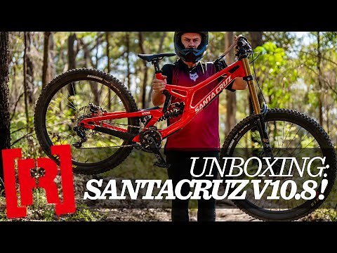 We test ride the new Santa Cruz V10.8 - what a beast of a DH bike!