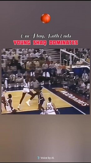 Two-Way Dominance Sequence | Young Shaquille O’Neal (1989 High School)
