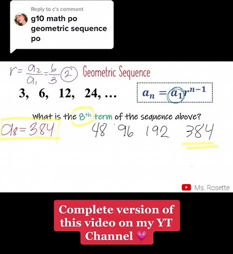 Understanding Geometric Sequences for Grade 10 Students