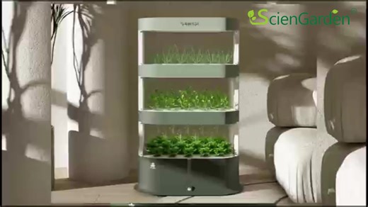 Home Smart Led Light Garden Mini Aeroponic Micro Farm Hydroponic Indoor Grow Tower Automatic Hydroponics Growing System Vertical