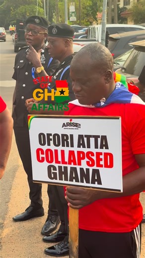 Arise Ghana stages a demonstration at the U.S. Embassy, calling for accountability and the return of Ken Ofori-Atta to Ghana. | State Of Gh Affairs