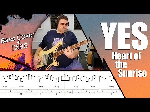 Yes - Heart of the Sunrise (bass cover + tabs and sheet)