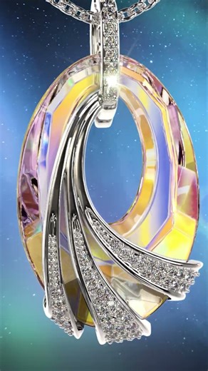 The Pendant With 400+ Five-Star Reviews | Shimmering Sea Crystal Pendant