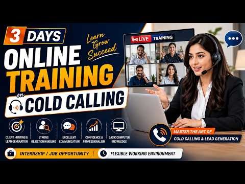 HR 3 Days Online Cold Calling Training | Lead Generation & Client Hunting Skills | Adeeb Technology
