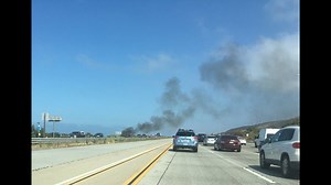 Car fire prompts lane closures on I-5 south