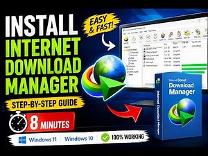 How to Install Internet Download Manager (IDM) on Windows 11 & 10 | Step-by-Step Guide #tips