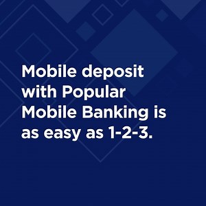 Make mobile deposits with Popular Mobile Banking in 3 simple steps: endorse check, snap photo, and make deposit. Apple: popbank.us/AppleDeposit Android: popbank.us/GoogleDeposit | Popular Bank