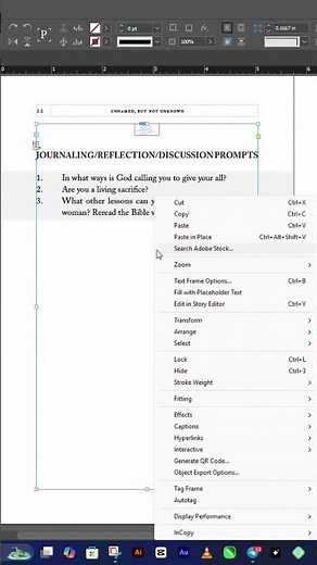 How to Center Text in a Box in InDesign