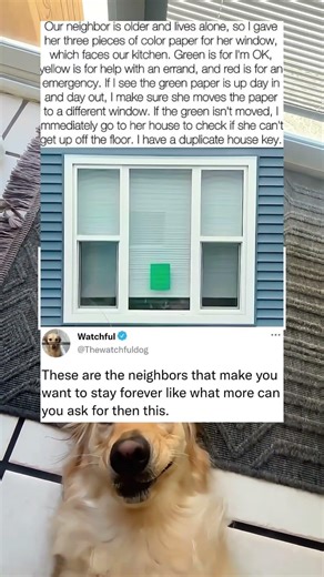 This is how to be a good neighbor