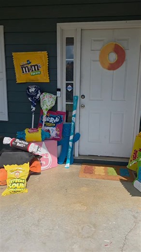 Grace Baldwin on Instagram: "What candy next in Season 2 of DIY Giant Halloween Candy Decor? #diy #giantdecor #halloweendecor #artist #diyhalloween"