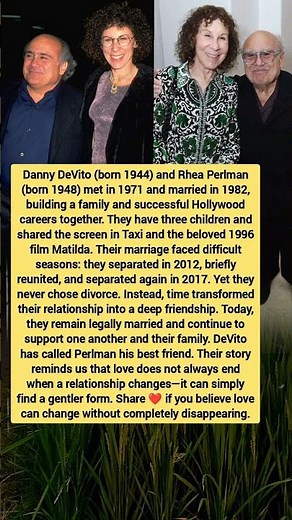 Danny DeVito & Rhea Perlman: A Love Story That Never Truly Ended ❤️