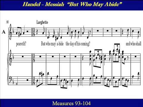 Alto Handel Messiah But Who May Abide Score