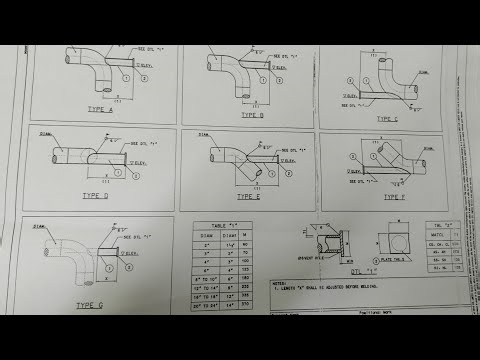 How to Read Trunnion or Dummy Pipe Support with Drawing! Elbow Dummy OR Trunnion Pipe Support.!!