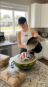 Cement Planters Using a Soccer Ball and a Watermelon as Molds