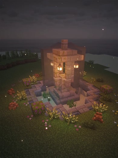 Easy Minecraft Fountain Build 9x9 ⛲️ Minecraft fountain build 9x9 ⛲️ Easy aesthetic build idea for your survival world. Timelapse building in Minecraft. #minecraft #minecraftbuild #minecraftfountain #minecrafttutorial