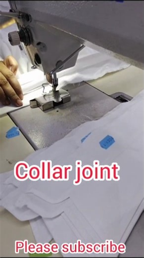 Inside Jordan Garments Factory | Shirt Collar Joining by Plain Machine 🔥#sewing