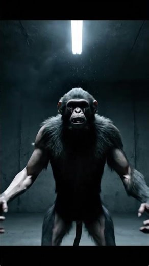 Monkey Turns Into Human – Surreal AI Video