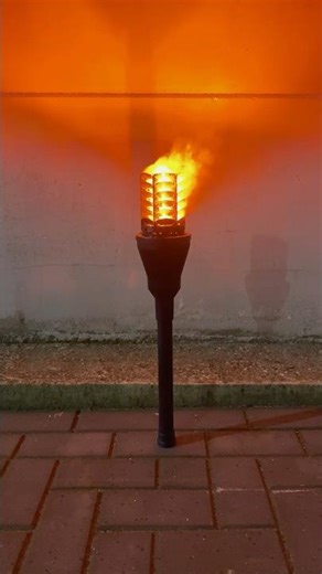 Fake fire. Real atmosphere 🔥 - LED Flame Torch