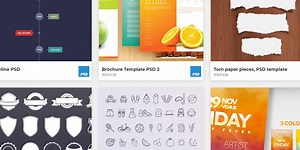 [圖庫] 365PSD 版型下載@Photoshop 免費模組素材/LOGO/UI 套件 - Funtory設計生活