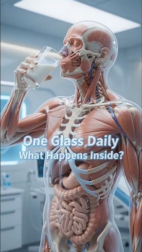 What Happens If You Drink One Glass of Milk Every Day?| Daily Health Benefits #milkwater #milkshake