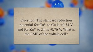 Sample problems voltaic cells