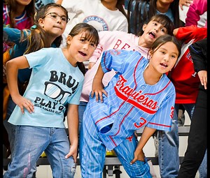 Will Rogers third graders got in the swing of American Education Week activities on Wednesday with a striking performance that included classic baseball melodies, speaking parts and more than a few Los Angeles Dodger jerseys. | Hobbs Municipal Schools
