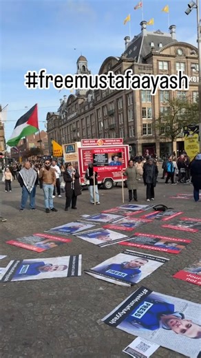 freemustafaayash on Instagram‎: "Freedom for Palestinian journalist and activist Mustafa Ayyash, who is unjustly detained by Dutch authorities solely for exposing the crimes of the Israeli occupation and providing humanitarian aid to his people. #free_mustafa_ayash #freemustafaayyash #free_mustafaayash #netherland #amsterdam #freedom #ámsterdam #palestine ش"‎