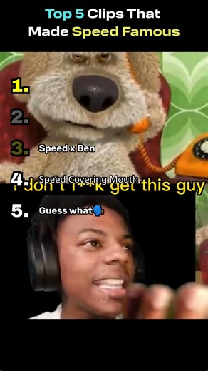 TOP 5 SPEED CLIPS That made him Famous #shorts