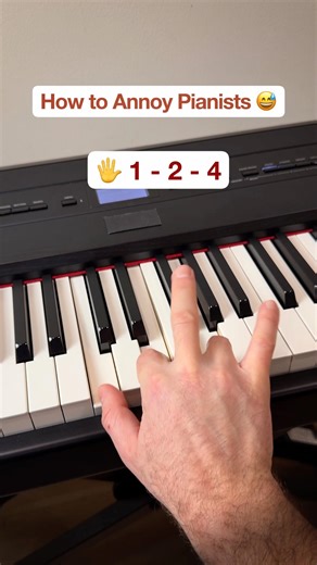 How to Annoy Pianists😅 #piano #pianist #pianotime #musician #funny #memes