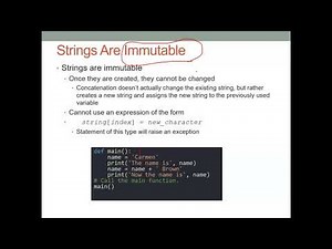 Python #12 Strings Part-1
