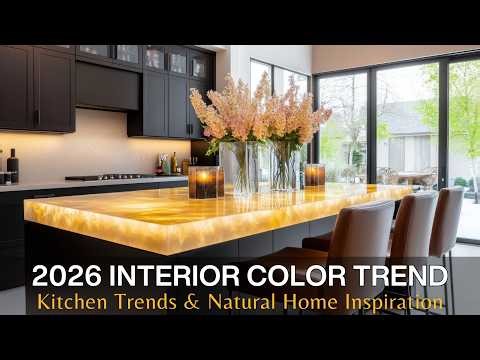 2026 Interior Color Trend Ideas | Elegant Bedroom Colors, Kitchen Trends & Natural Home Inspiration