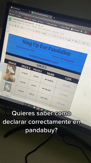 Cómo Declarar Correctamente en PandaBuy