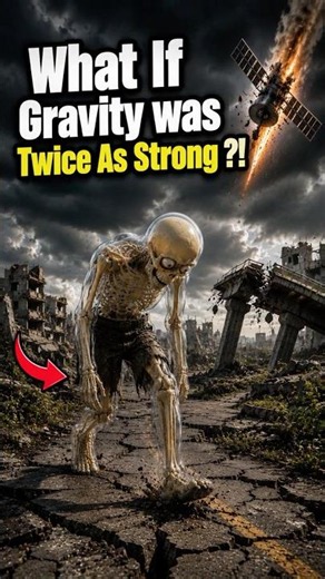 Would Double Gravity Destroy Modern Life? #whatif #science #physics