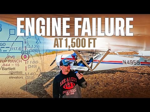 Engine Failure at 1,500 ft - Dead Stick Landing in Farm Field