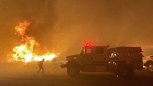 Fire scorches thousands of acres near Santa Barbara